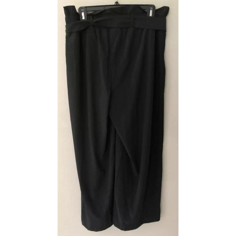 Ideology Paper Bag 7/8 Pants Black, size M - Picture 5 of 5